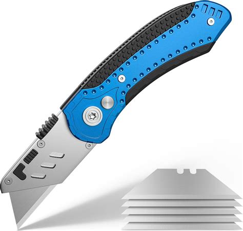 metal box cutter knife folding|best folding box cutter knife.